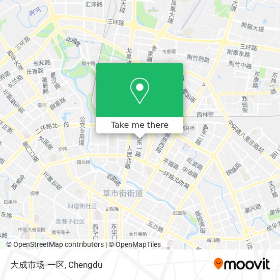 大成市场-一区 map