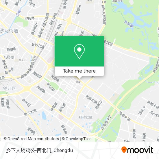 乡下人烧鸡公-西北门 map