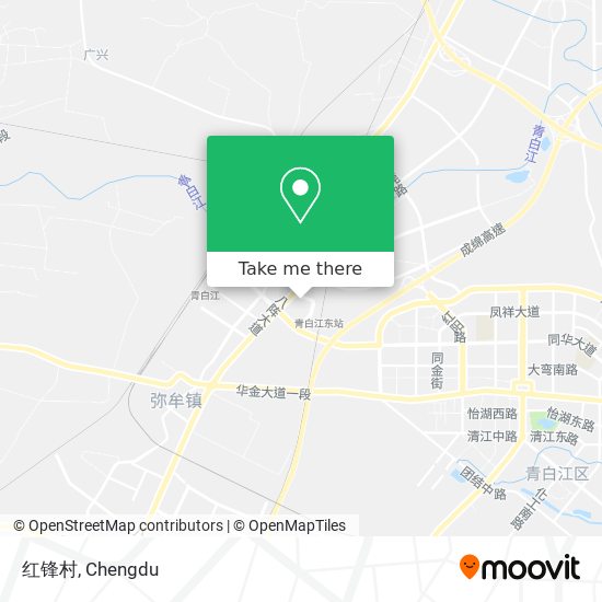 红锋村 map