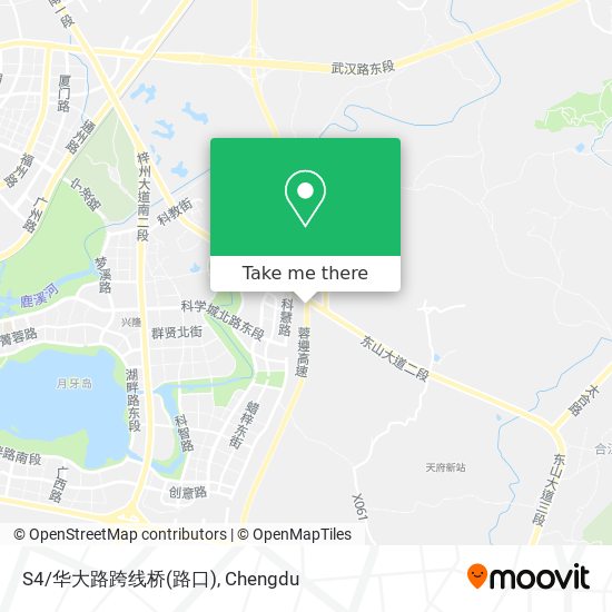 S4/华大路跨线桥(路口) map