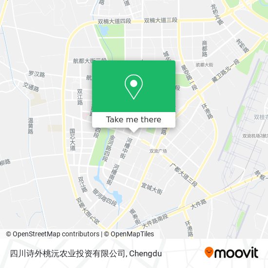 四川诗外桃沅农业投资有限公司 map