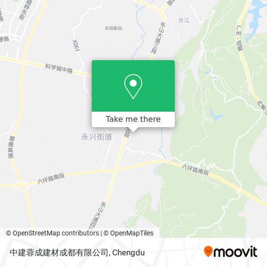 中建蓉成建材成都有限公司 map