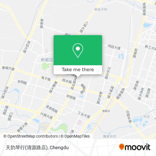 天韵琴行(清源路店) map