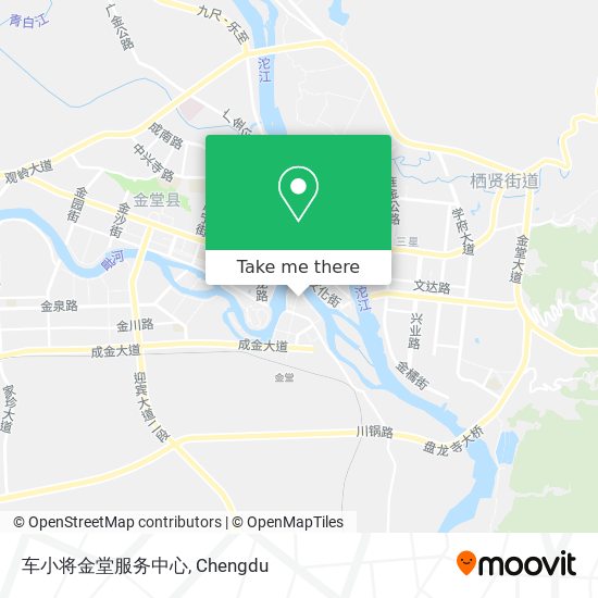 车小将金堂服务中心 map