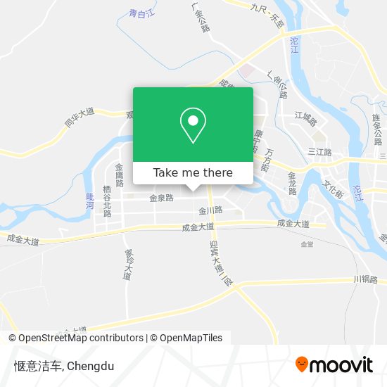 惬意洁车 map