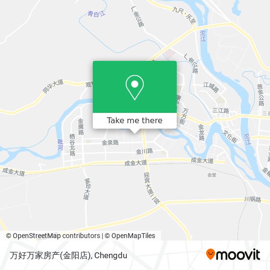万好万家房产(金阳店) map
