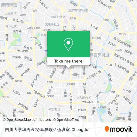 四川大学华西医院-耳鼻喉科值班室 map
