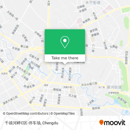 千禧河畔C区-停车场 map