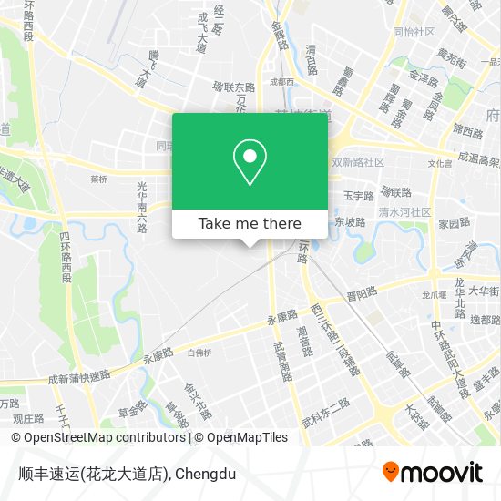 顺丰速运(花龙大道店) map
