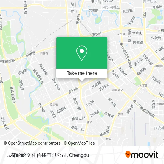 成都哈哈文化传播有限公司 map