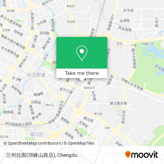 兰州拉面(邛崃山路店) map