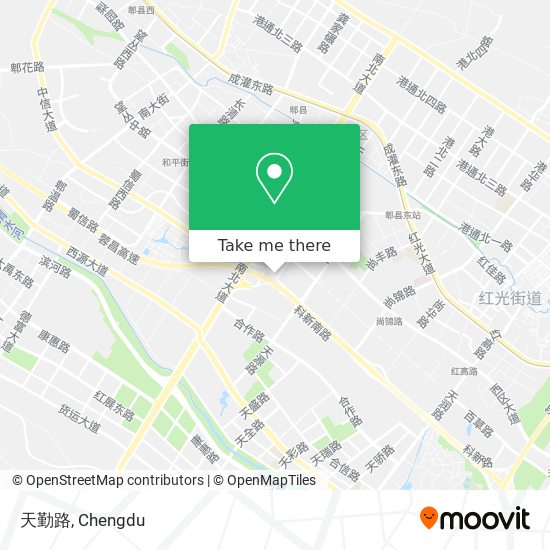 天勤路 map