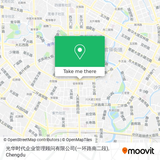 光华时代企业管理顾问有限公司(一环路南二段) map