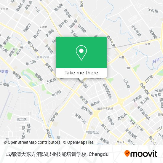 成都清大东方消防职业技能培训学校 map