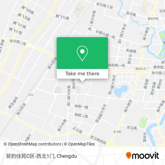 荷韵佳苑C区-西北1门 map