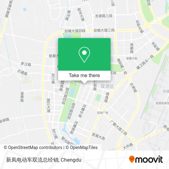 新凤电动车双流总经销 map
