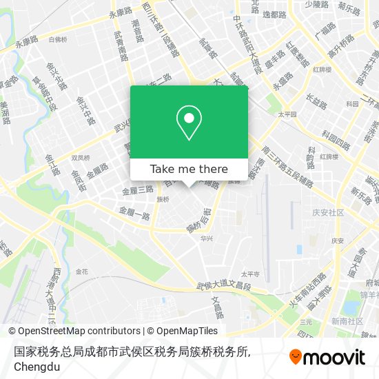 国家税务总局成都市武侯区税务局簇桥税务所 map