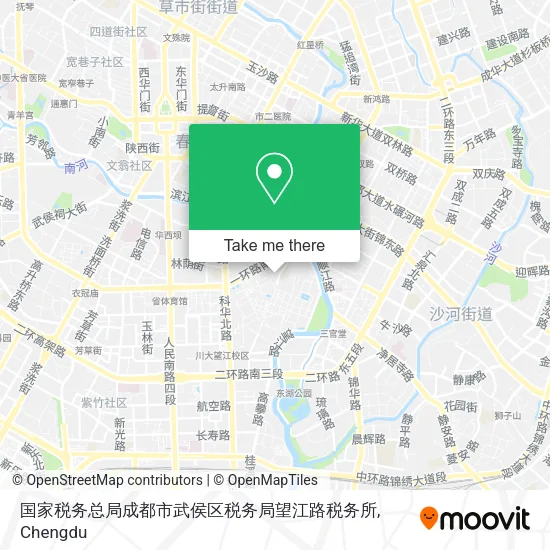 国家税务总局成都市武侯区税务局望江路税务所 map