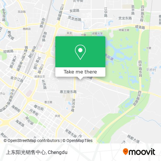 上东阳光销售中心 map