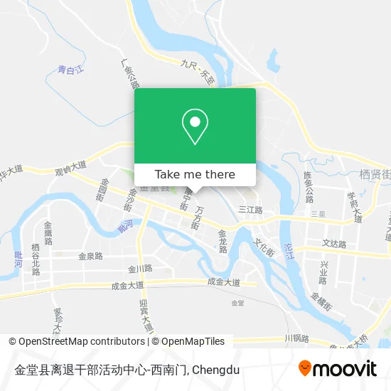 金堂县离退干部活动中心-西南门 map