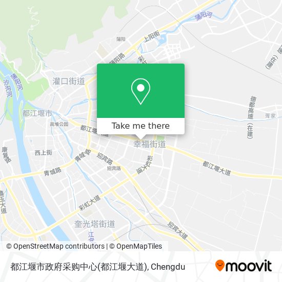 都江堰市政府采购中心(都江堰大道) map