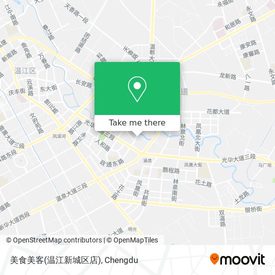 美食美客(温江新城区店) map