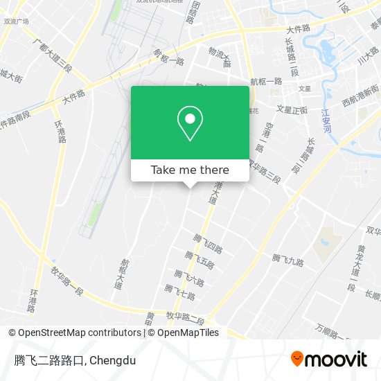腾飞二路路口 map
