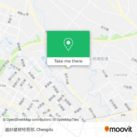越好建材经营部 map