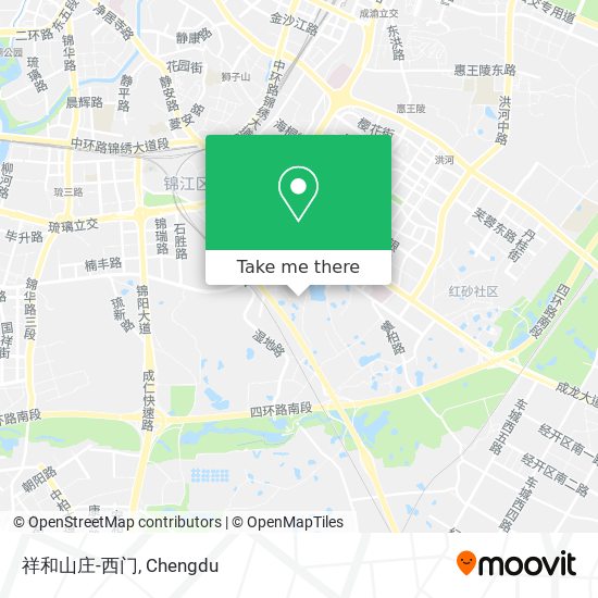 祥和山庄-西门 map