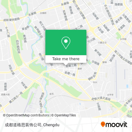 成都道格思装饰公司 map