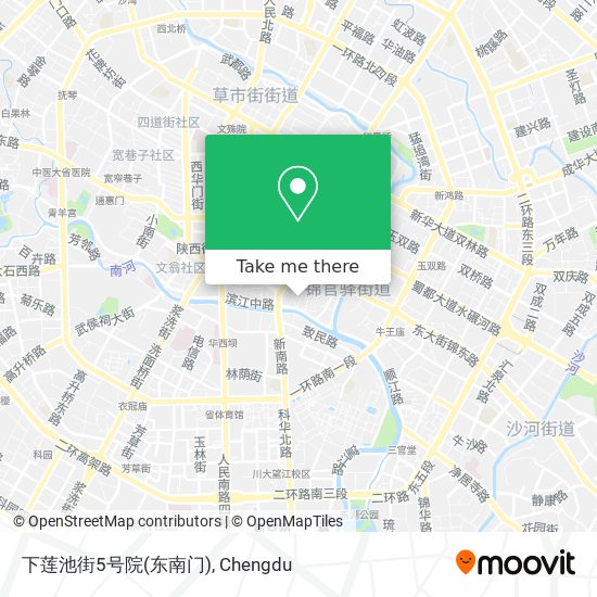下莲池街5号院(东南门) map