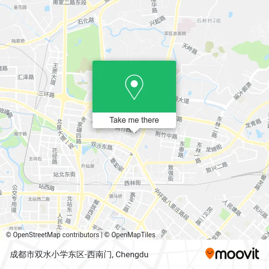 成都市双水小学东区-西南门 map
