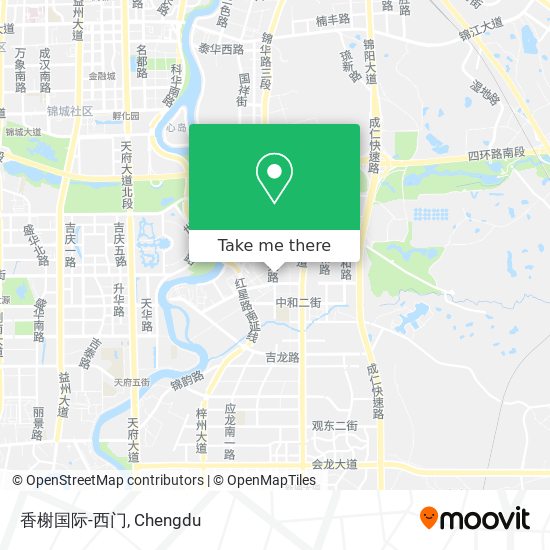 香榭国际-西门 map