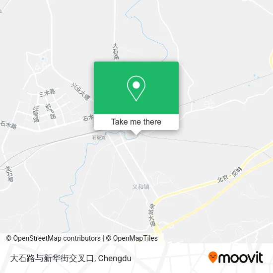 大石路与新华街交叉口 map
