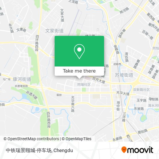中铁瑞景颐城-停车场 map