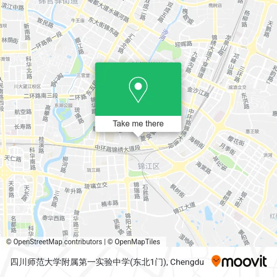 四川师范大学附属第一实验中学(东北1门) map