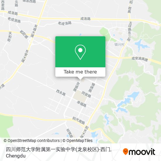 四川师范大学附属第一实验中学(龙泉校区)-西门 map