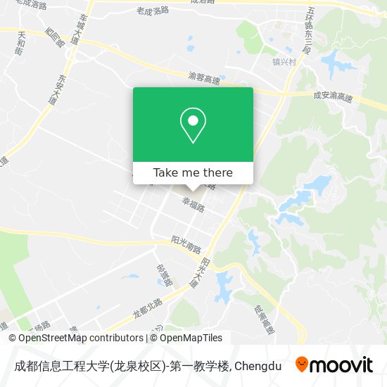 成都信息工程大学(龙泉校区)-第一教学楼 map
