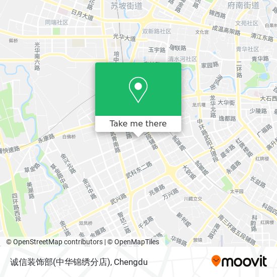 诚信装饰部(中华锦绣分店) map