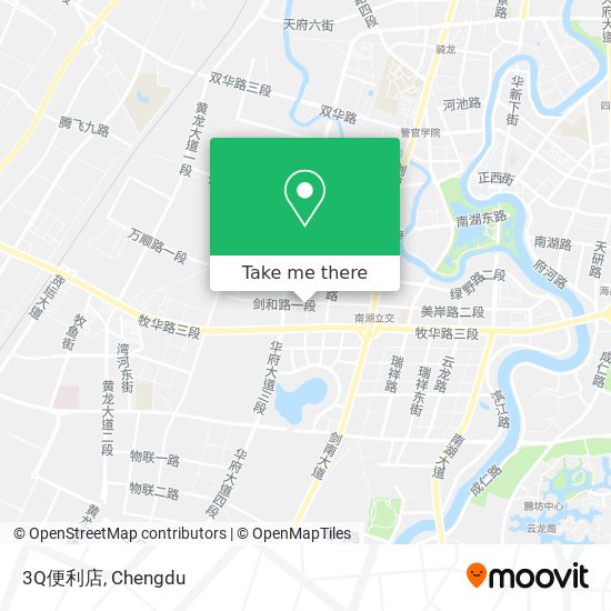 3Q便利店 map
