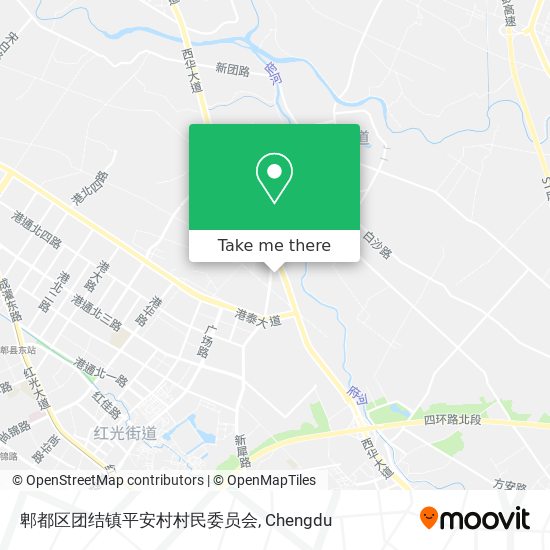 郫都区团结镇平安村村民委员会 map