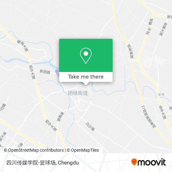 四川传媒学院-篮球场 map