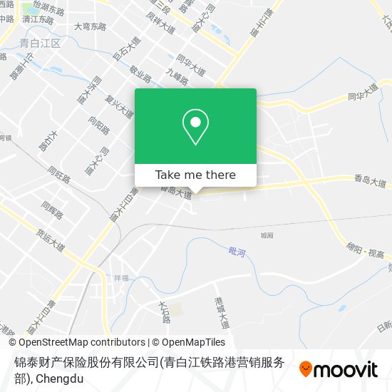 锦泰财产保险股份有限公司(青白江铁路港营销服务部) map