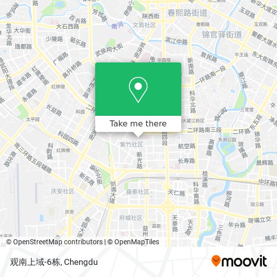 观南上域-6栋 map