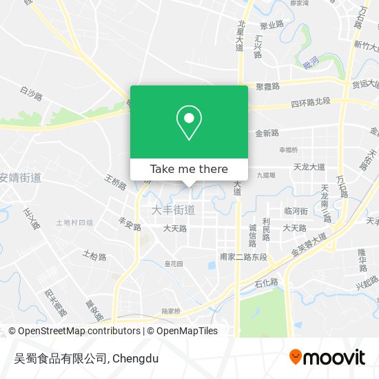 吴蜀食品有限公司 map