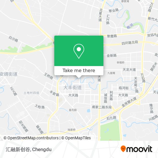 汇融新创谷 map