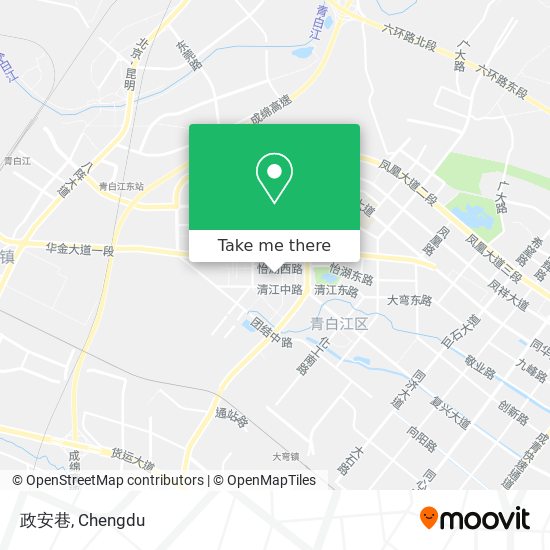 政安巷 map