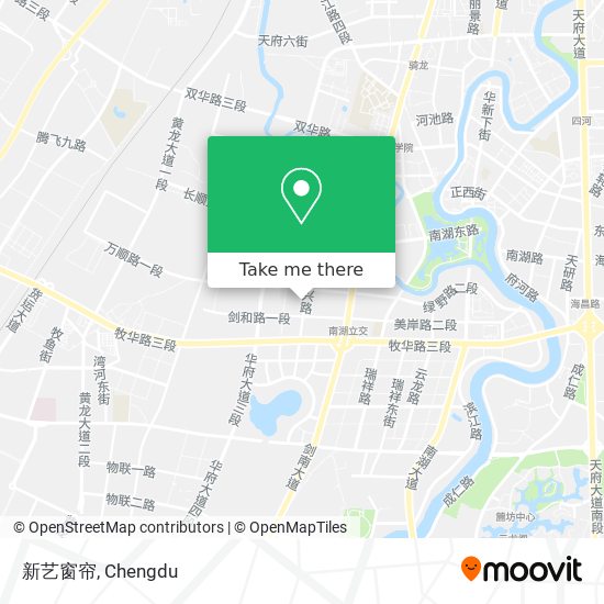 新艺窗帘 map