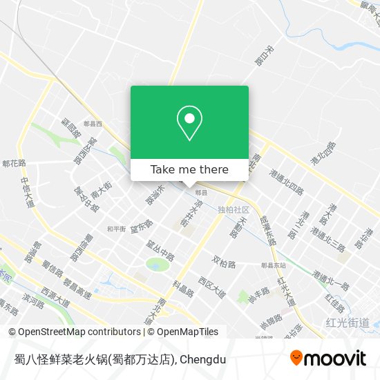 蜀八怪鲜菜老火锅(蜀都万达店) map