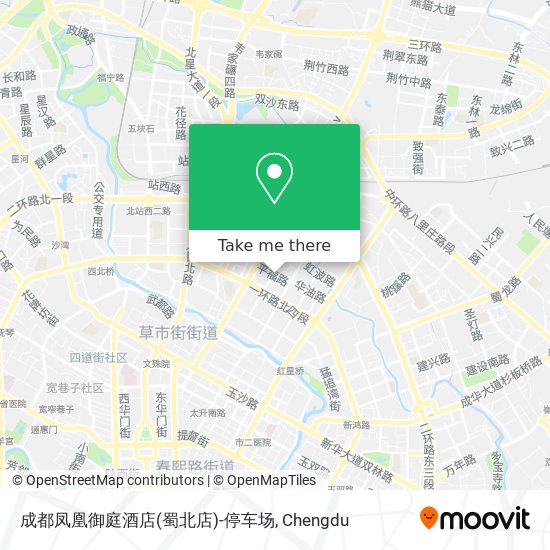 成都凤凰御庭酒店(蜀北店)-停车场 map